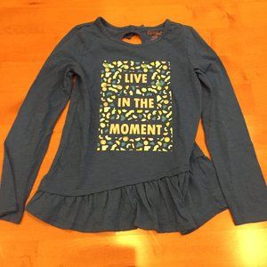 Cat & Jack Long Sleeve Shirt with Skirt at the Bottom.